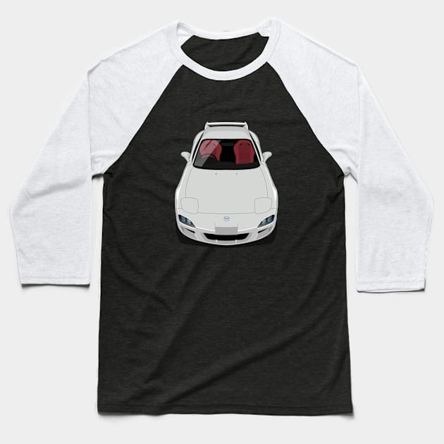 RX-7 Spirit R 3rd gen FD3S - White Baseball T-Shirt by jdmart